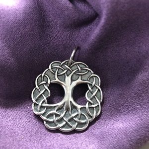 .925 Sterling Silver Take Root Pendant